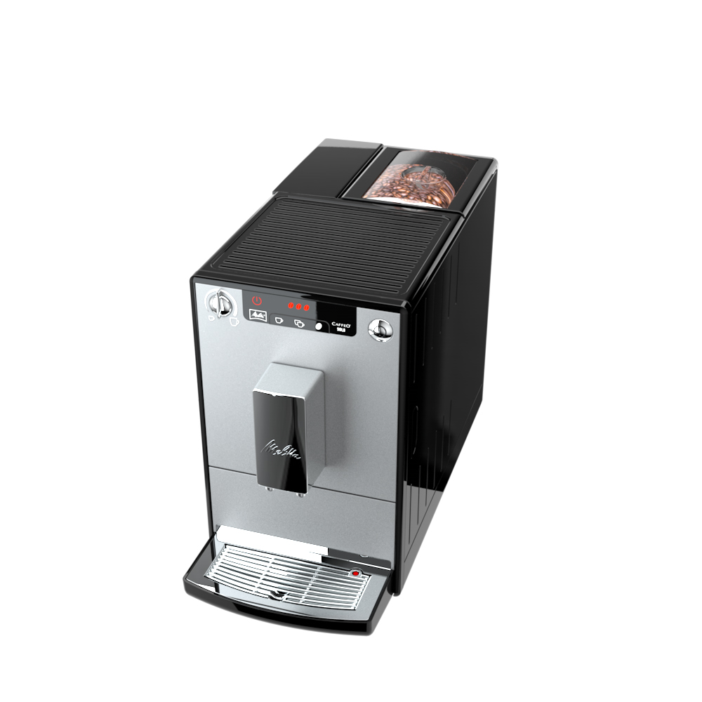 Melitta Solo E950-103, Cafetera Superautomática con Molinillo, 15 Bares,  Café en Grano para Espresso, Limpieza Automática, Personalizable, Plata :  : Hogar y cocina