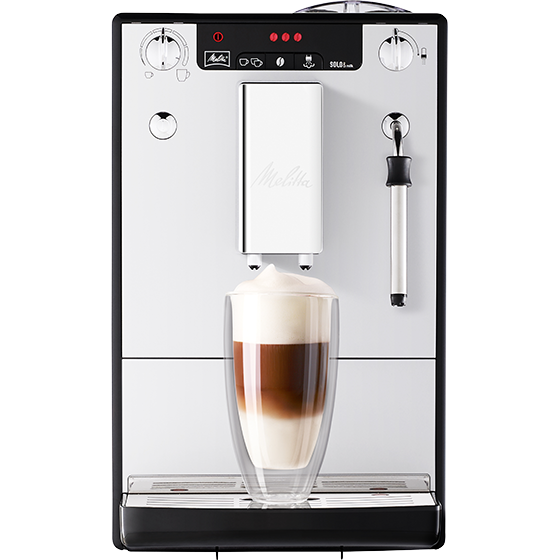 Molinillo Plastique Melitta Caffeo Solo&Milk E953-102 Cafetera Superautomática con Sistema de Leche 15 Bares Pro Aqua Cartucho de Filtro Descalcificador 