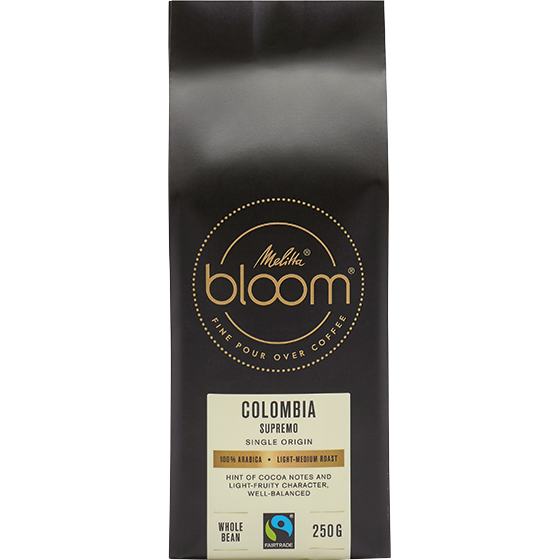Café en grano Melitta® Bloom® Colombia Supremo Pour Over, 250 gr